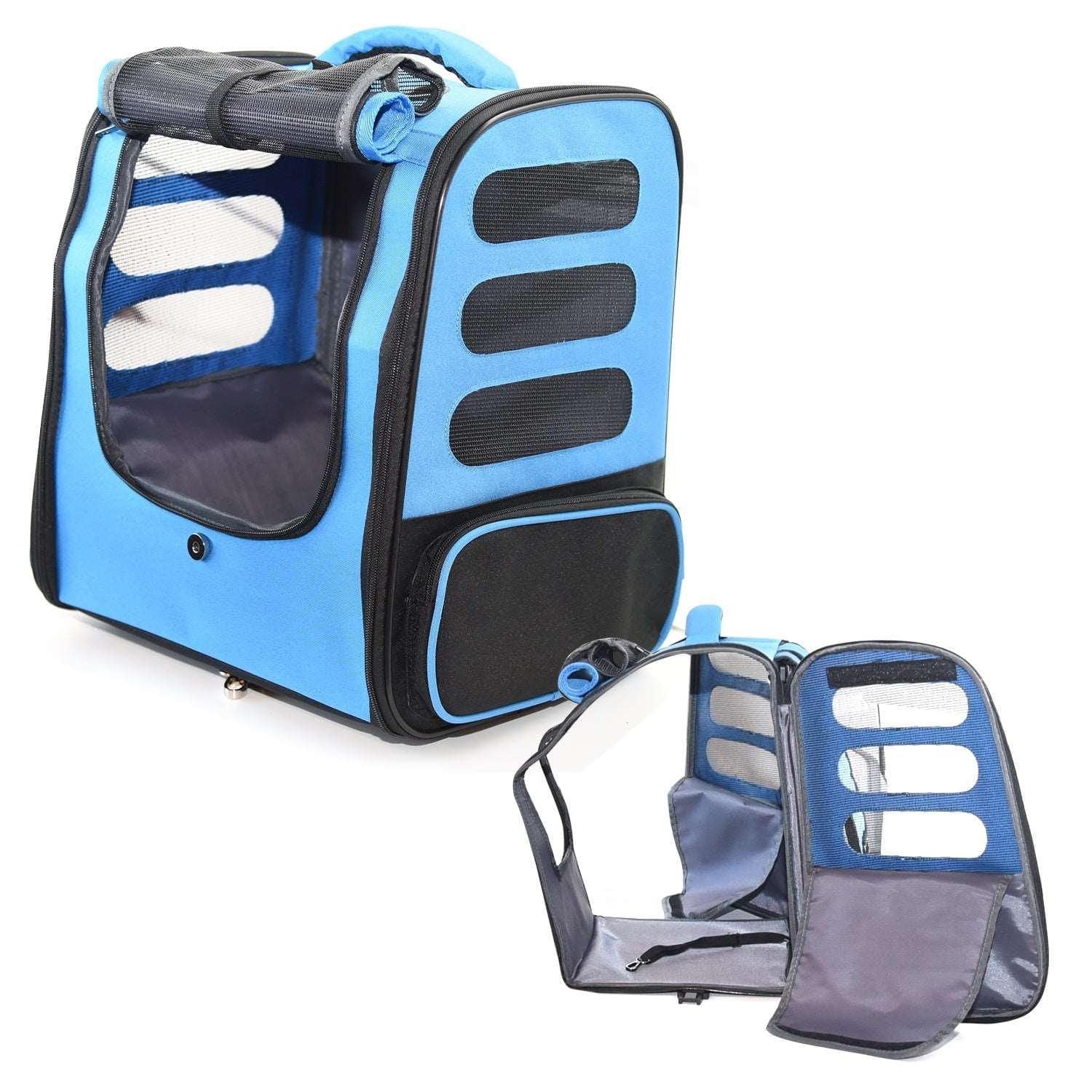 PetFlyer Pro 4 Wheels Pet Travel Carrier Backpack Straps Agora